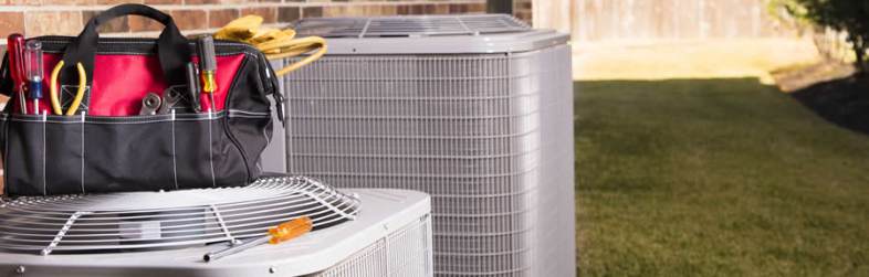 Two Ac Unit With Tools On Top (1) Two Ac Unit With Tools On Top (1)